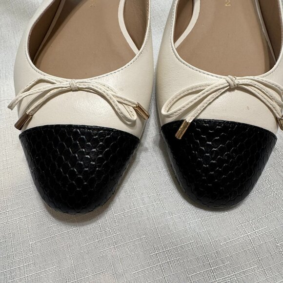 Stuart Weitzman Sleek Bow Slingback Flats - Picture 4 of 6